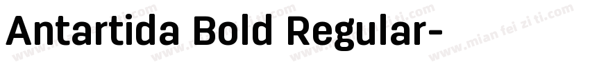 Antartida Bold Regular字体转换